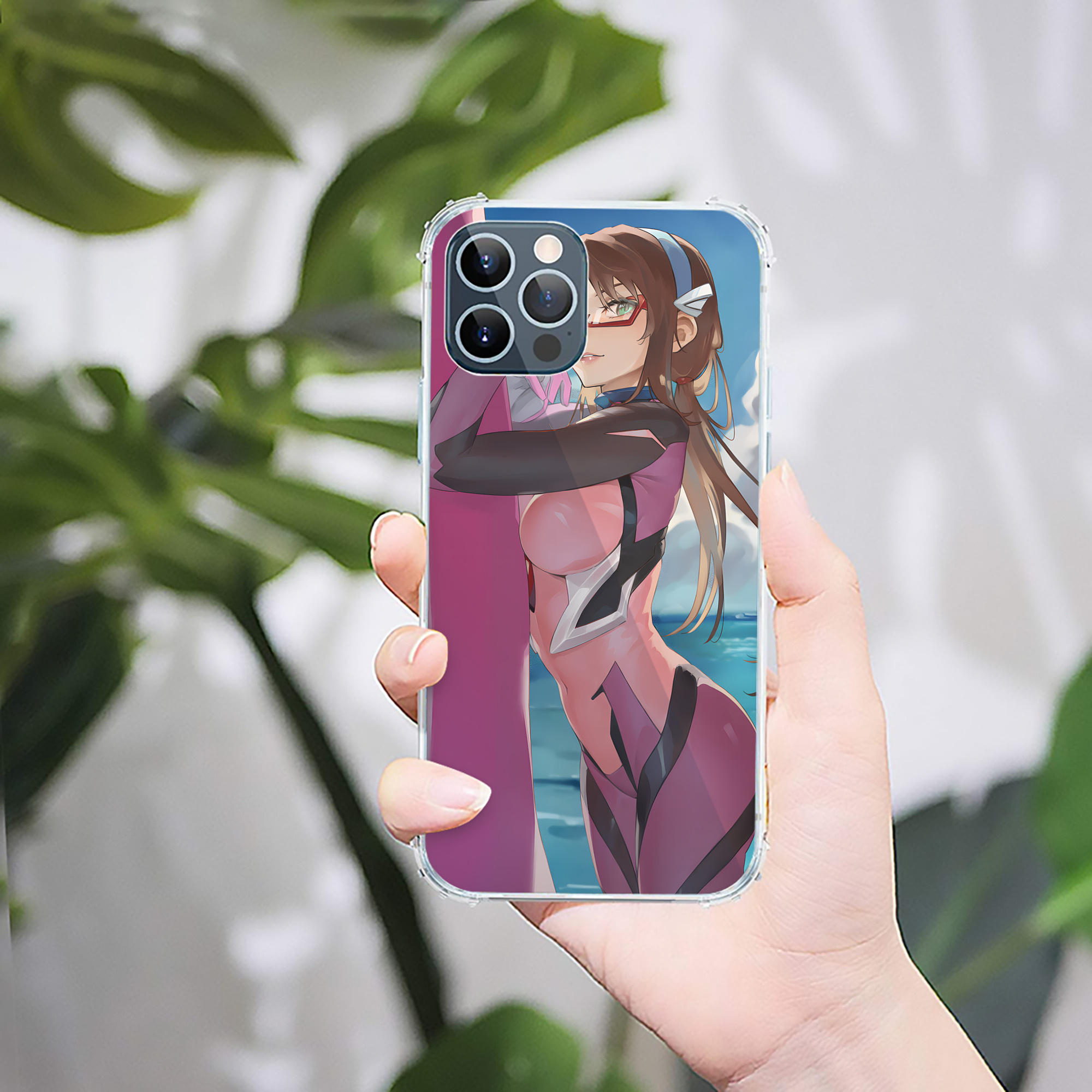 （画像用） EVA 新世紀エヴァンゲリオン 【iPhone 12シリーズ対応】透明スマホケース（クリアソフトケース）